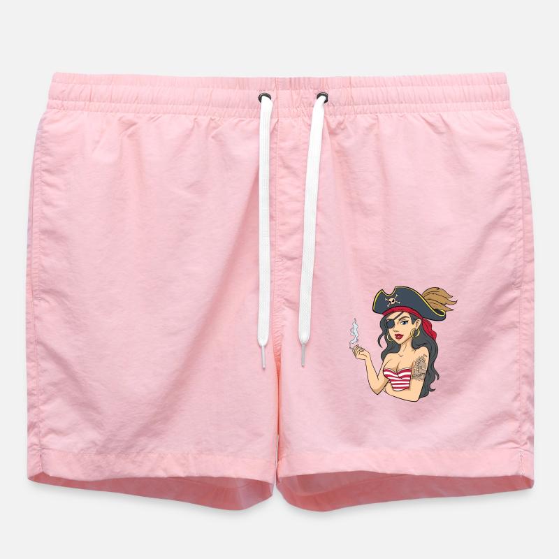 Pirate pirates pirates - Short de bain - rose