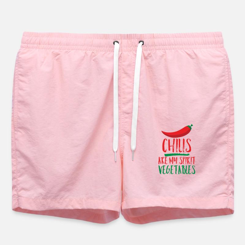 Chilli Saying - Swim Trunks - pink