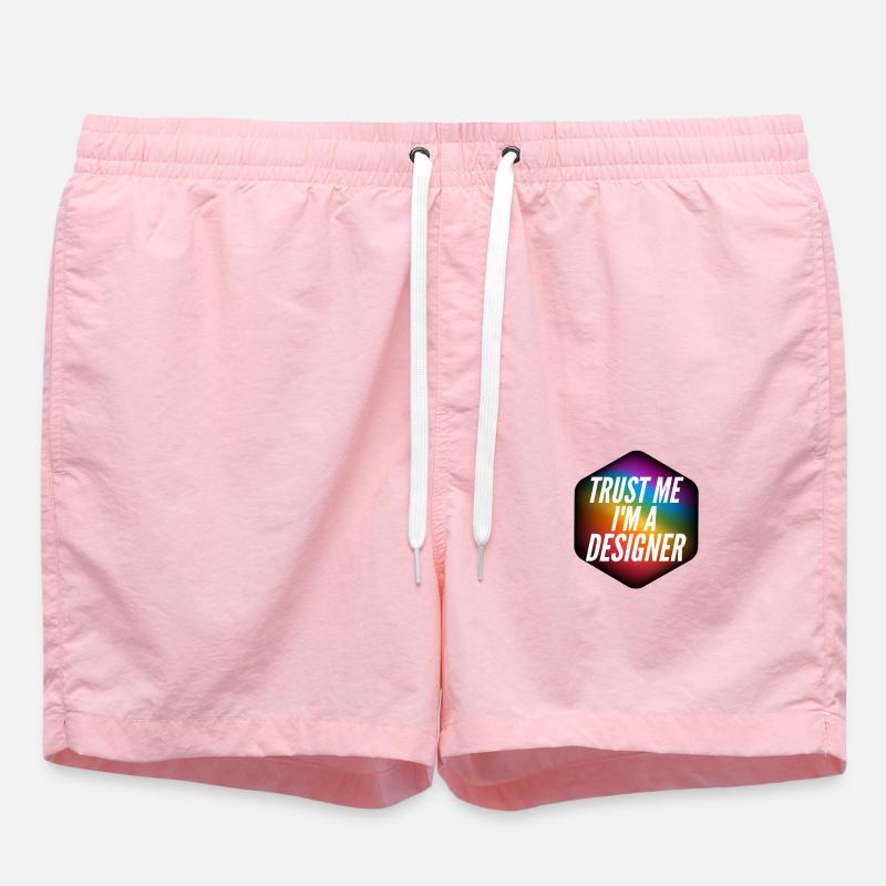 Grafikdesigner Geschenk - Badeshorts - Pink