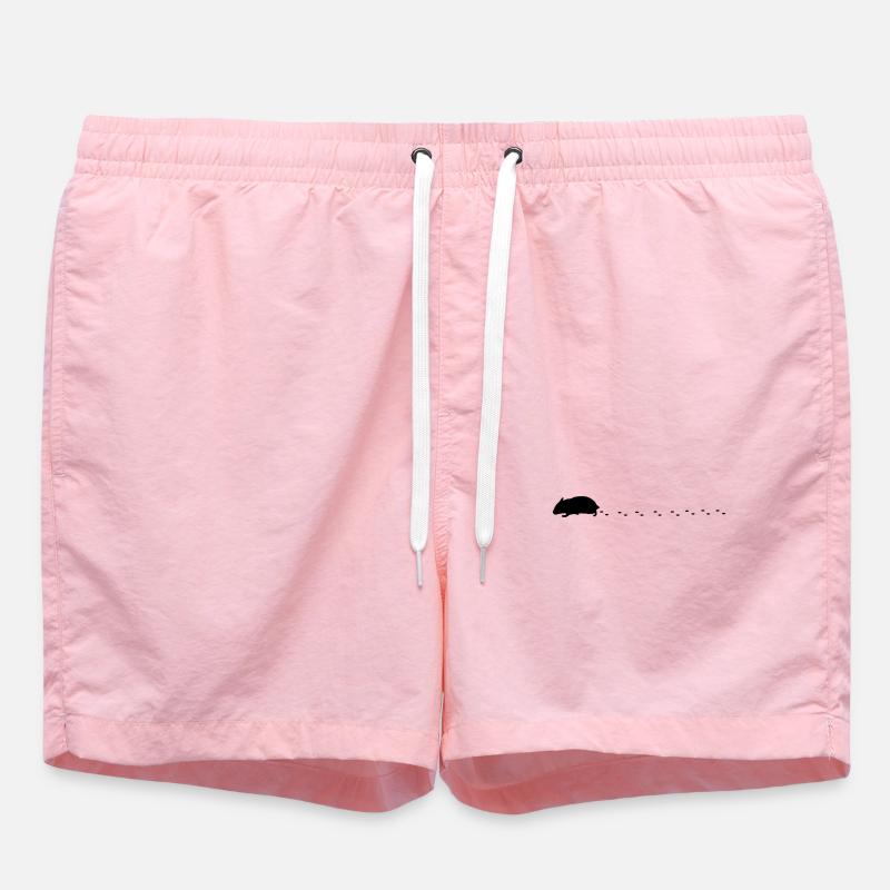 Traces de hamster - Short de bain - rose
