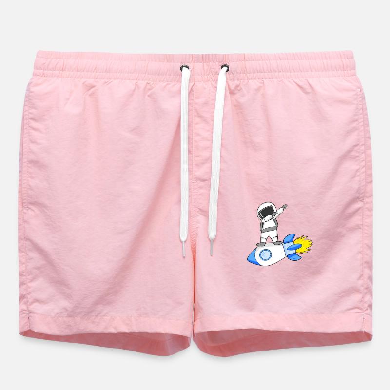 Astronaute Dabbing - Short de bain - rose