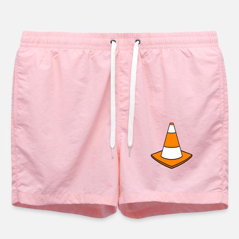 traffic cone - Swim Trunks - pink