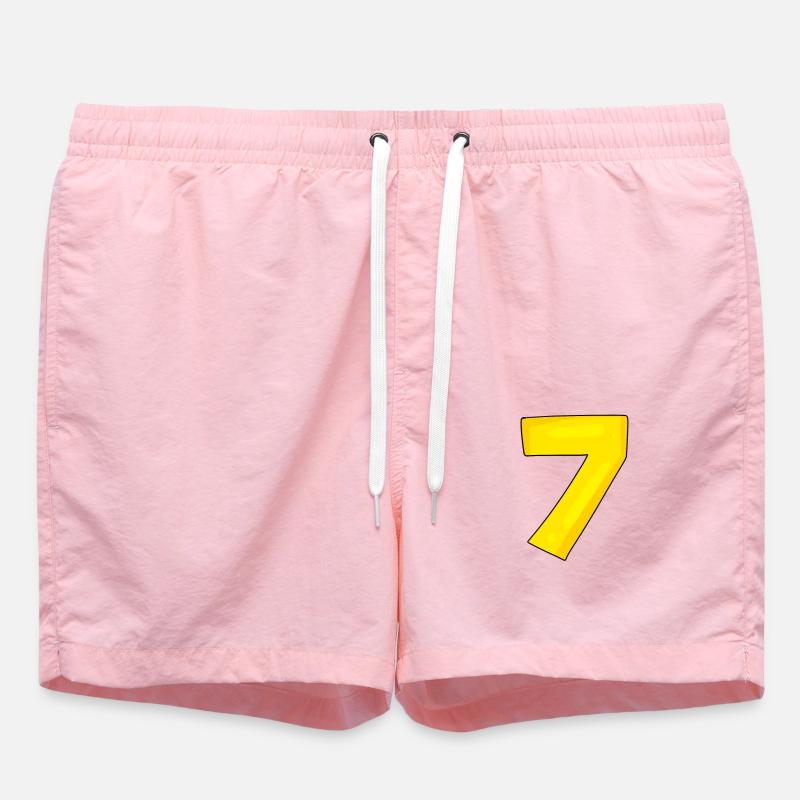 Number 7 - Number 7 - Swim Trunks - pink