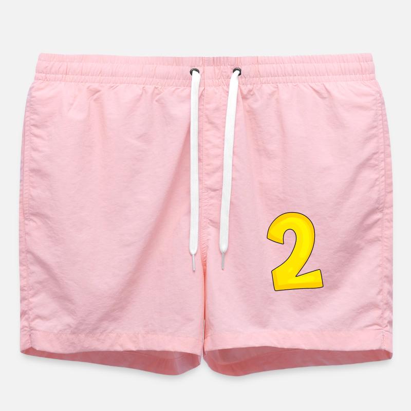 2 jaune - Short de bain - rose