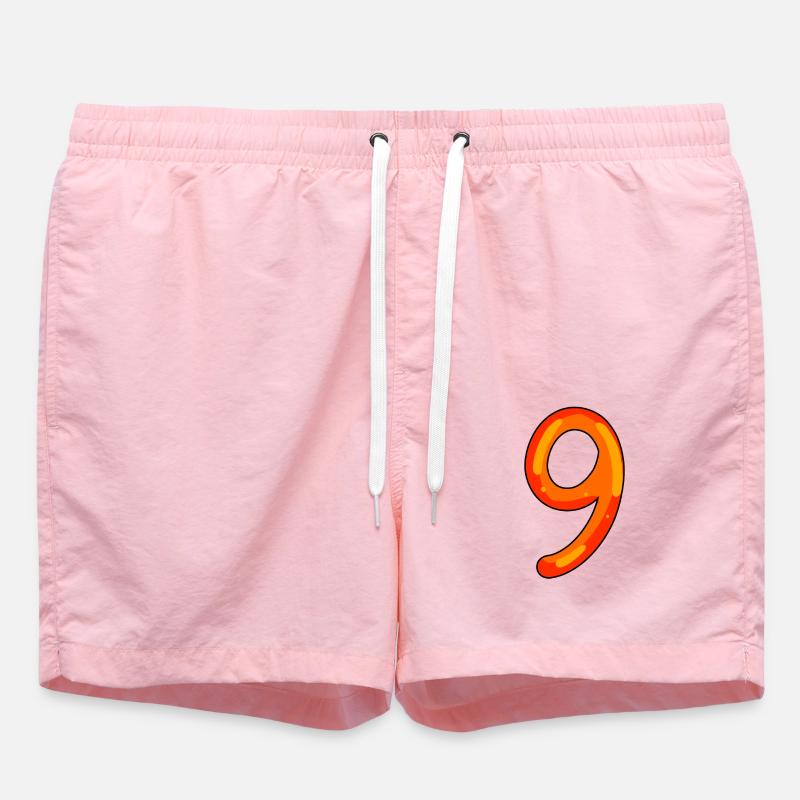 9 - Short de bain - rose