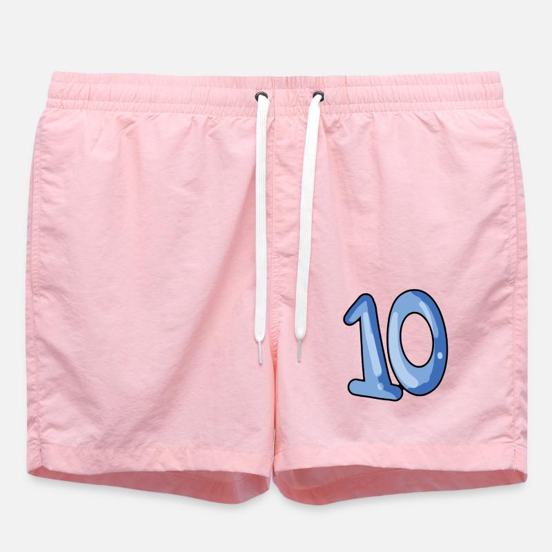 10 - Short de bain - rose