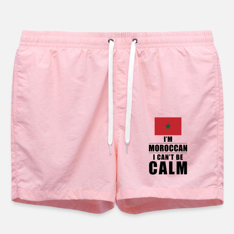 Morocco Cant Keep Calm - Swim Trunks - pink