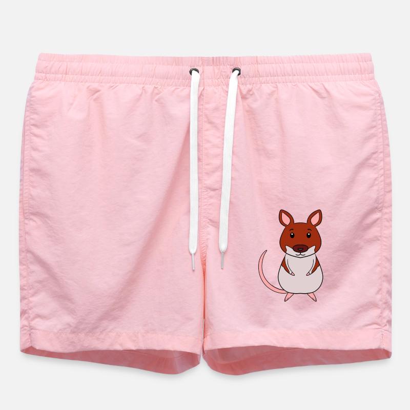 Forest Mouse Mouse - Swim Trunks - pink