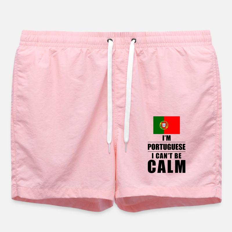 Portuguese saying - Swim Trunks - pink