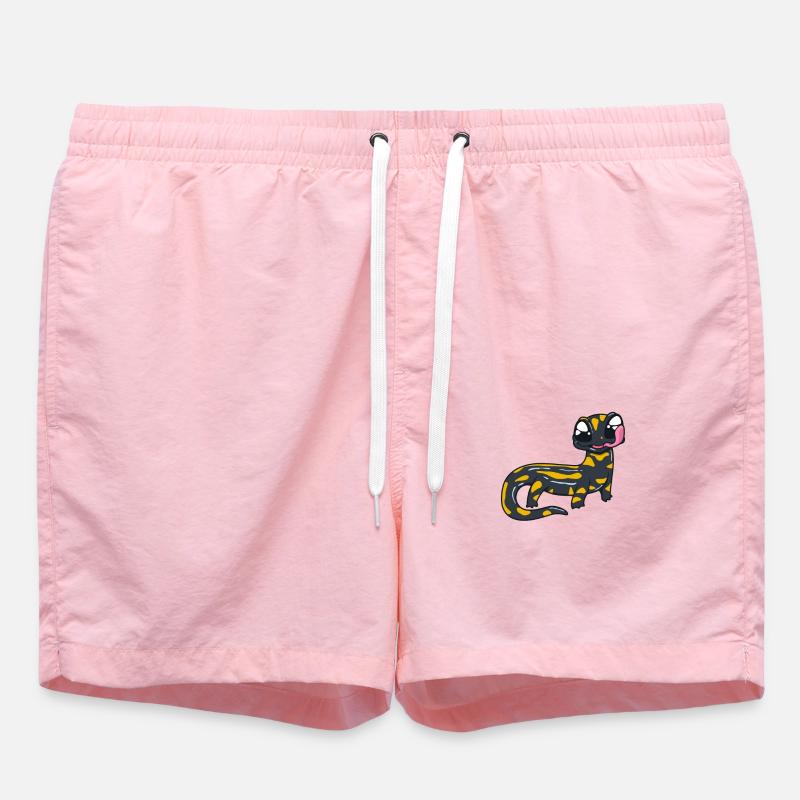 Salamandre de feu Kawaii - Short de bain - rose