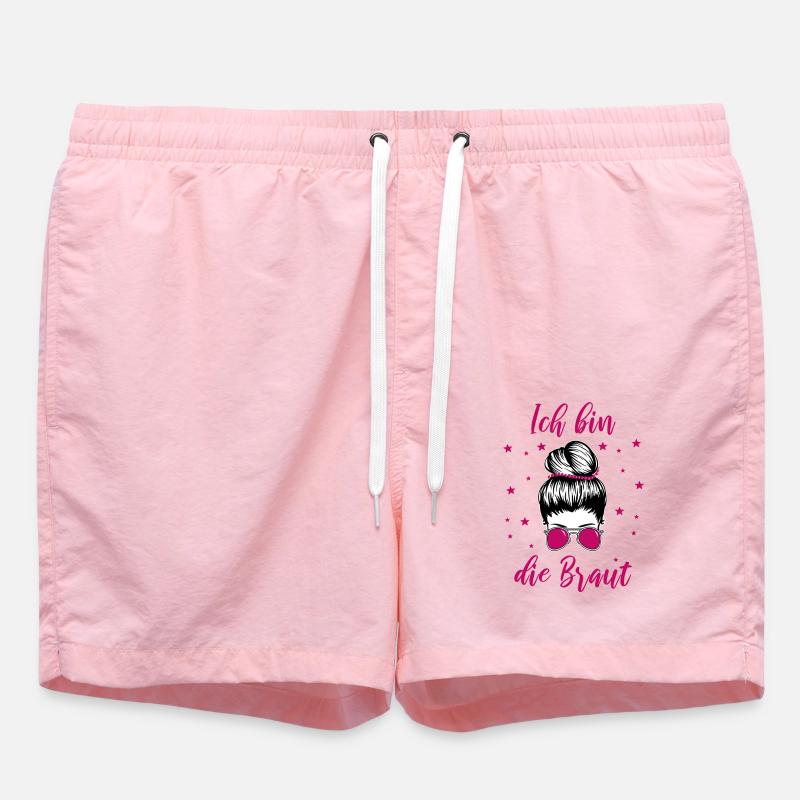 Ich Bin Die Braut Geschenk - Badeshorts - Pink