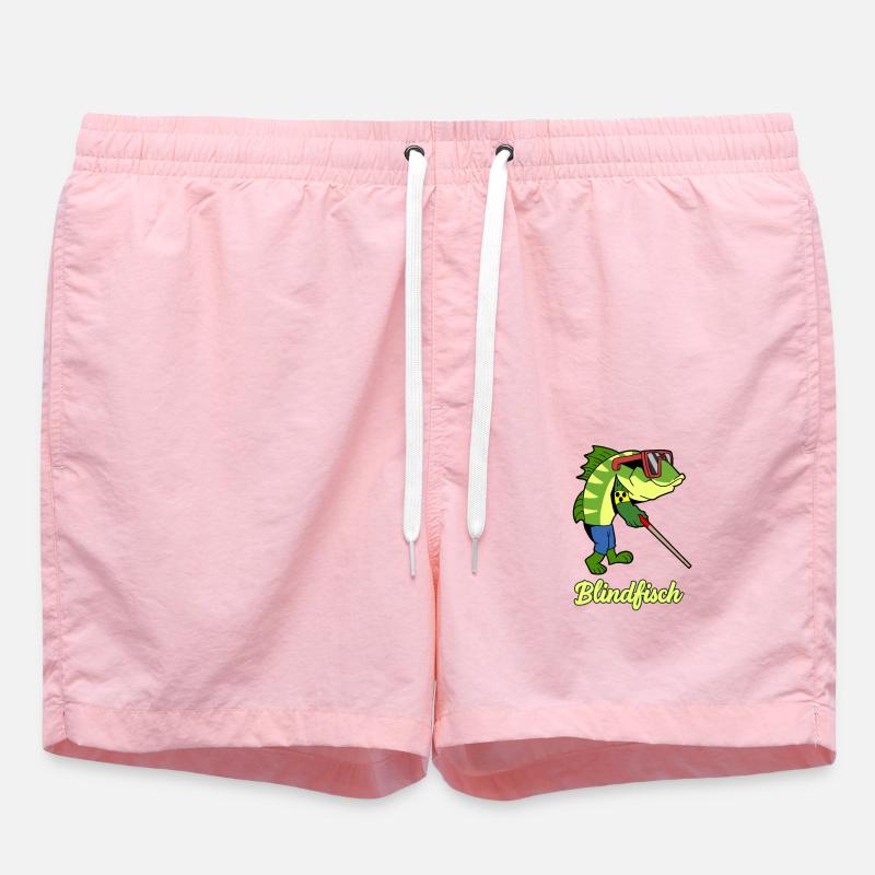 Poisson aveugle - Short de bain - rose