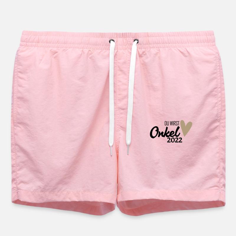 Onkel 2022 - Onkel werden - Badeshorts - Pink