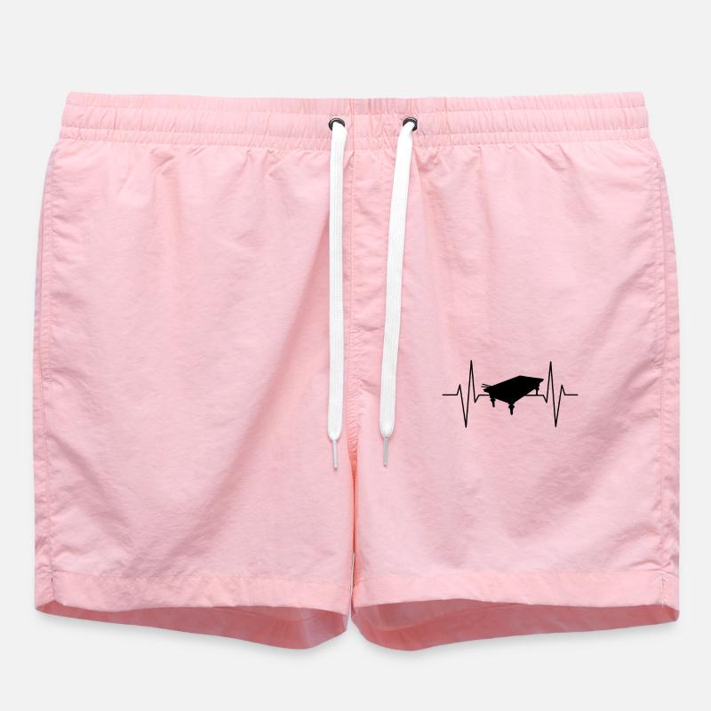 Billard Table de billard Heartbeat - Short de bain - rose