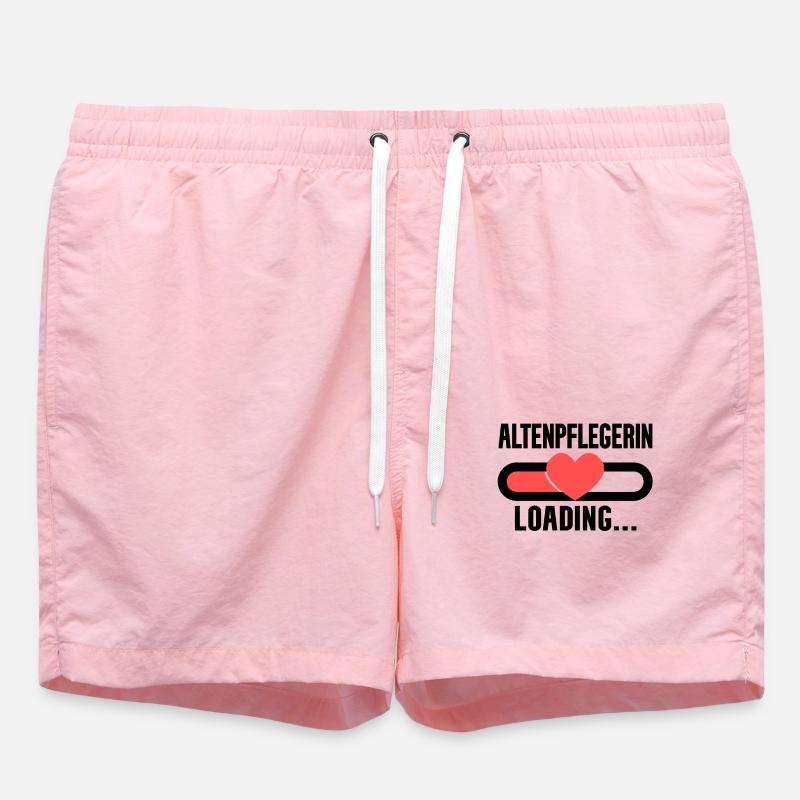 Altenpflegerin Loading - Badeshorts - Pink