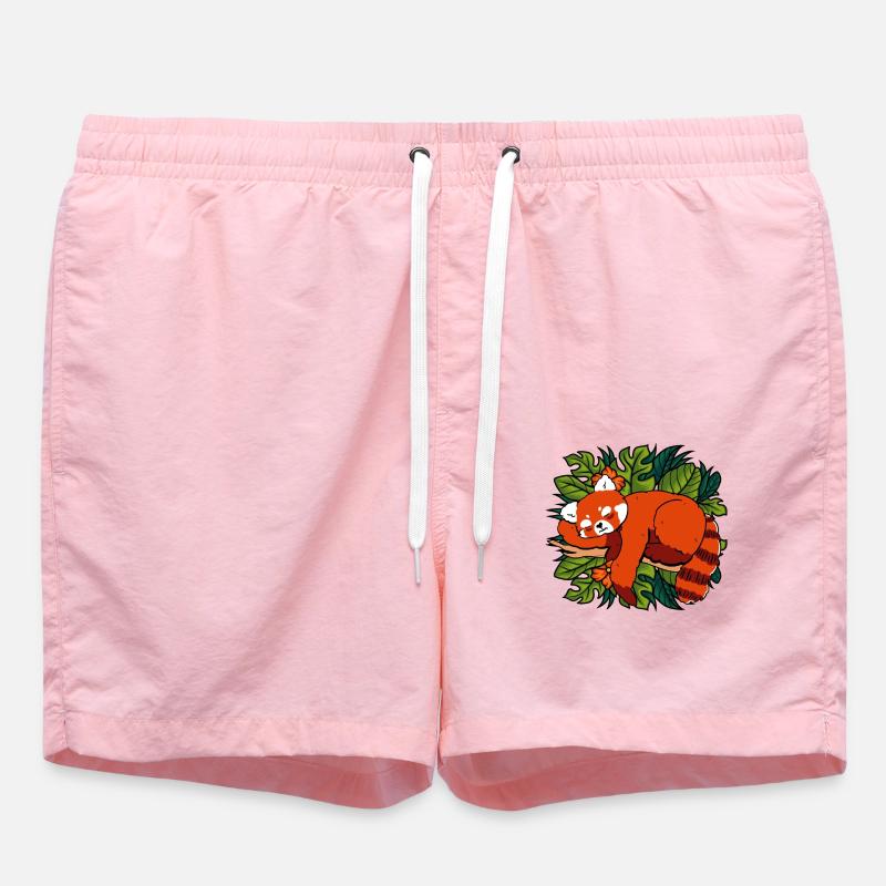 Chat Ours Petit Panda - Short de bain - rose