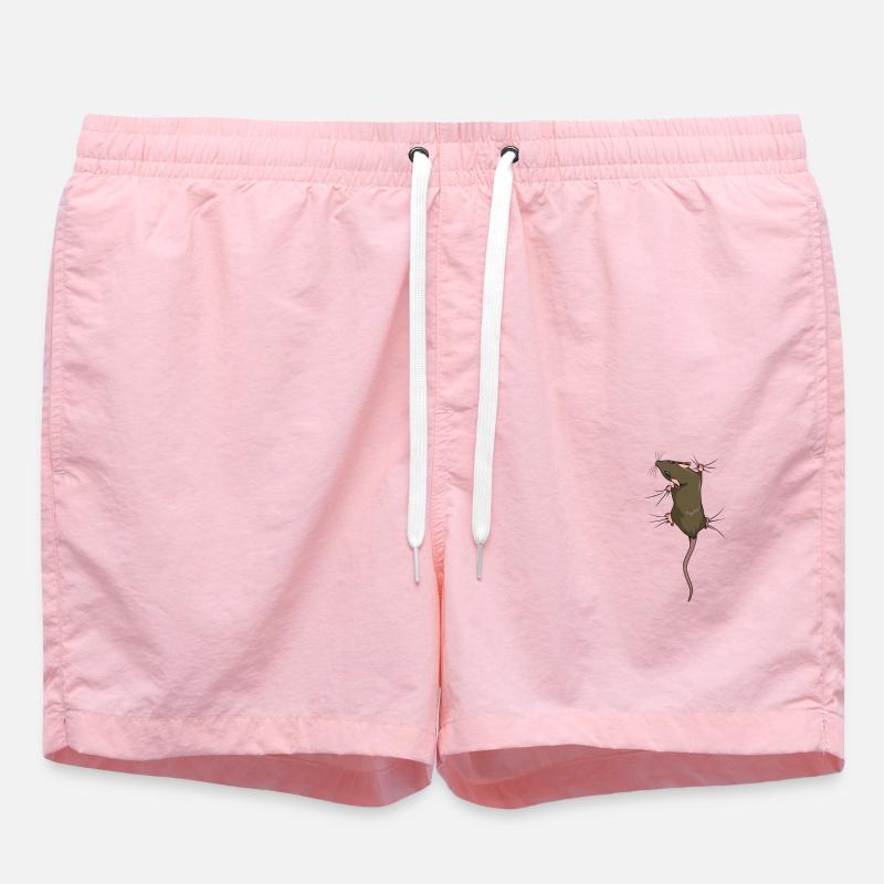 Propriétaire de rat - rat grimpant - Short de bain - rose