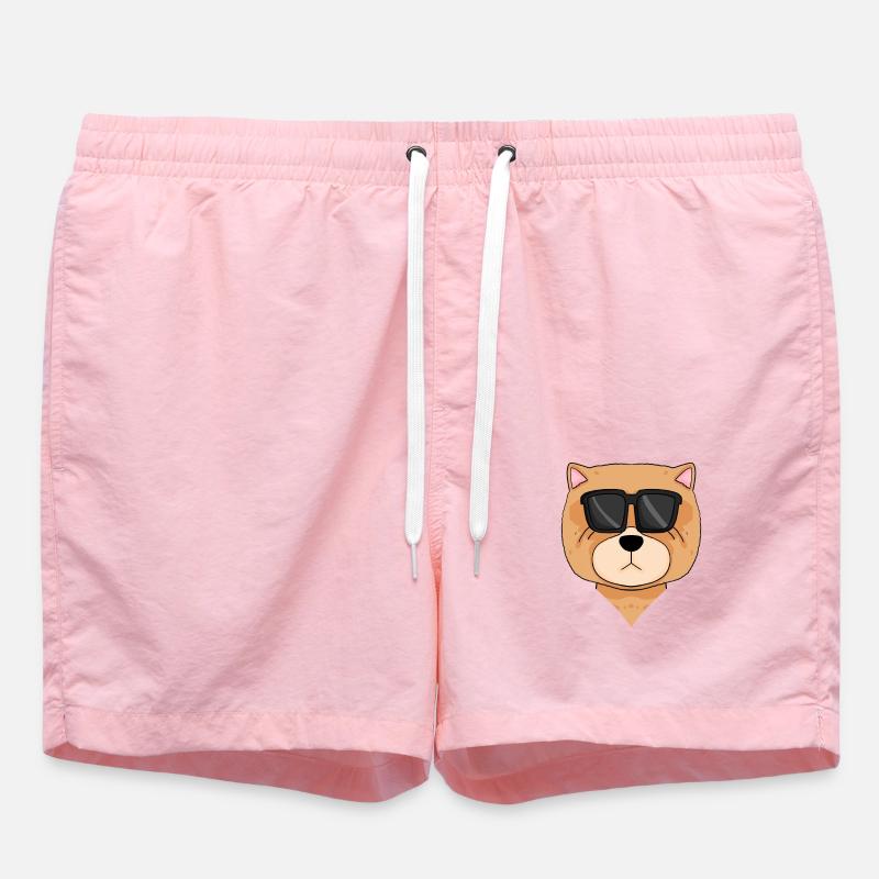 Chow Chow Chien Cool - Short de bain - rose