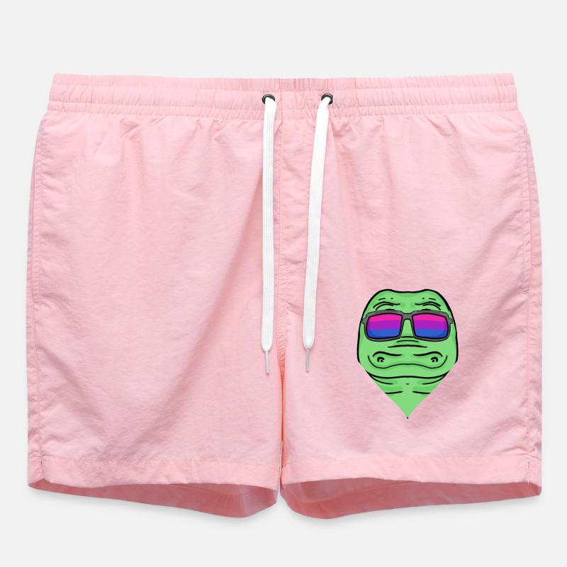 Cadeau crocodile bisexuel - Short de bain - rose
