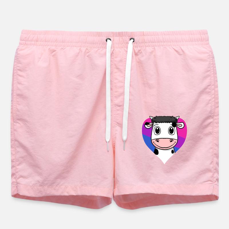 Cadeau de vache bisexuelle - Short de bain - rose