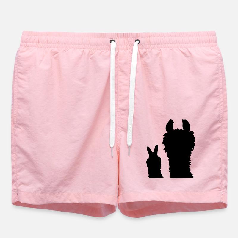 Silhouette aucun drame lama - Short de bain - rose