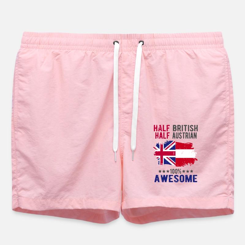 Moitié britannique moitié autrichienne - Short de bain - rose