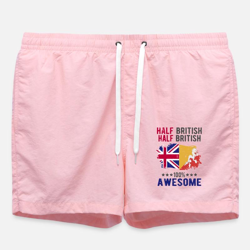 Halb Brite Halb Brite - Badeshorts - Pink