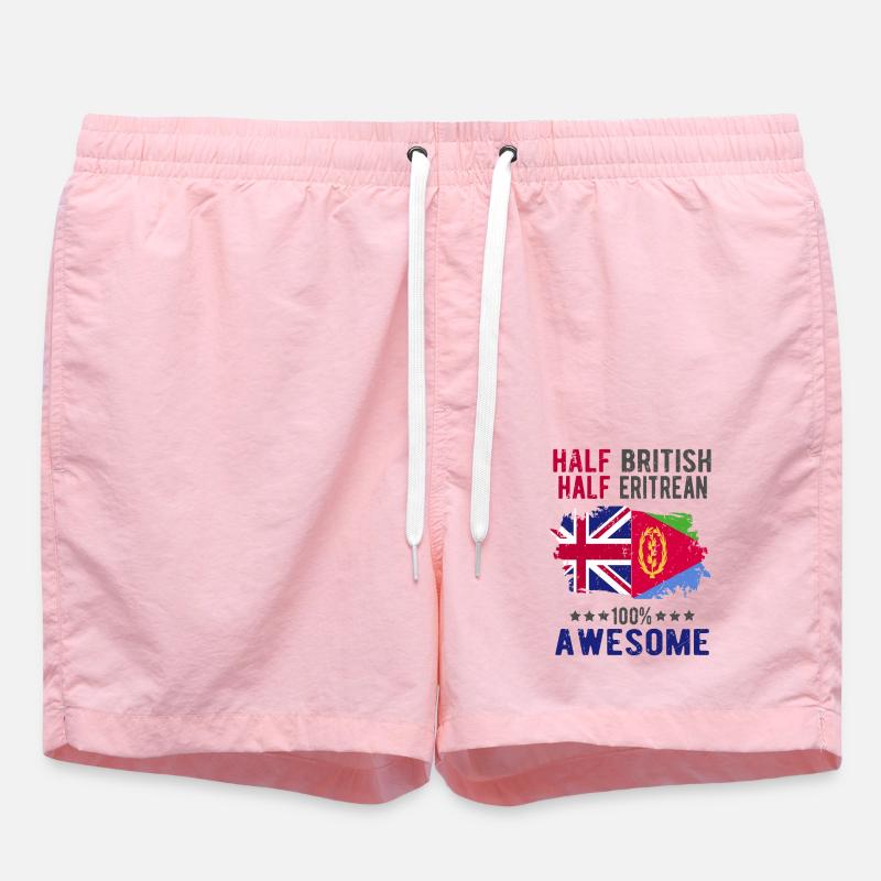 Halb Brite Halb Eritreer - Badeshorts - Pink