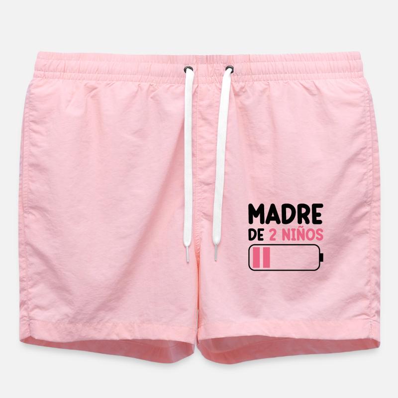 Maman De Deux Enfants - Short de bain - rose