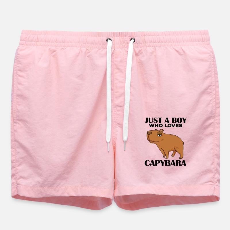 Capybara Garçon - Short de bain - rose