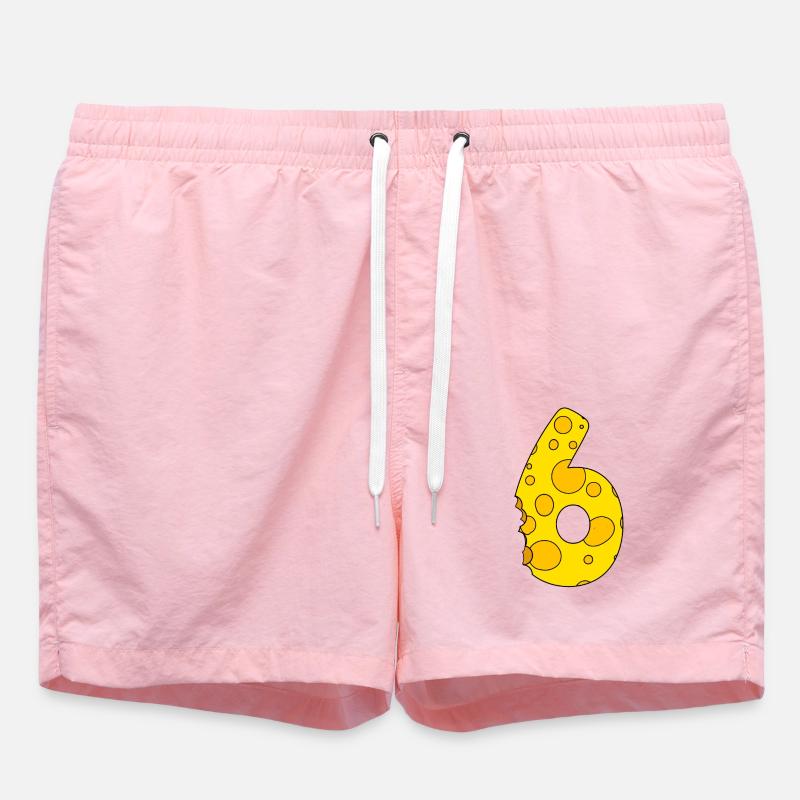 Fromage numéro 6 - Short de bain - rose