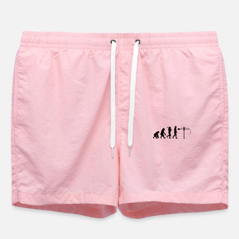 Crane operator Evolution - Swim Trunks - pink