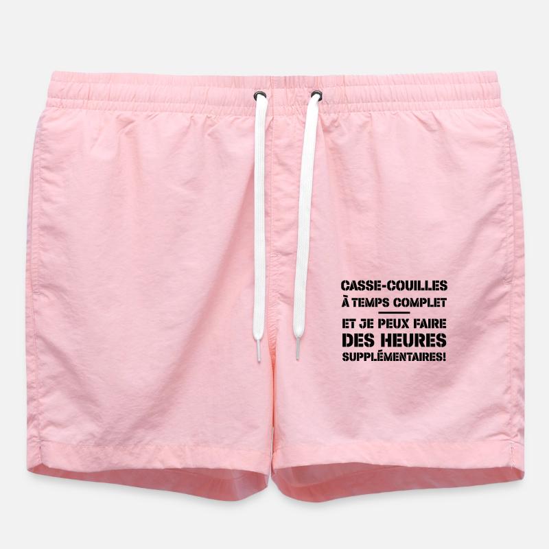 Casse-couilles À Temps Complet - Short de bain - rose