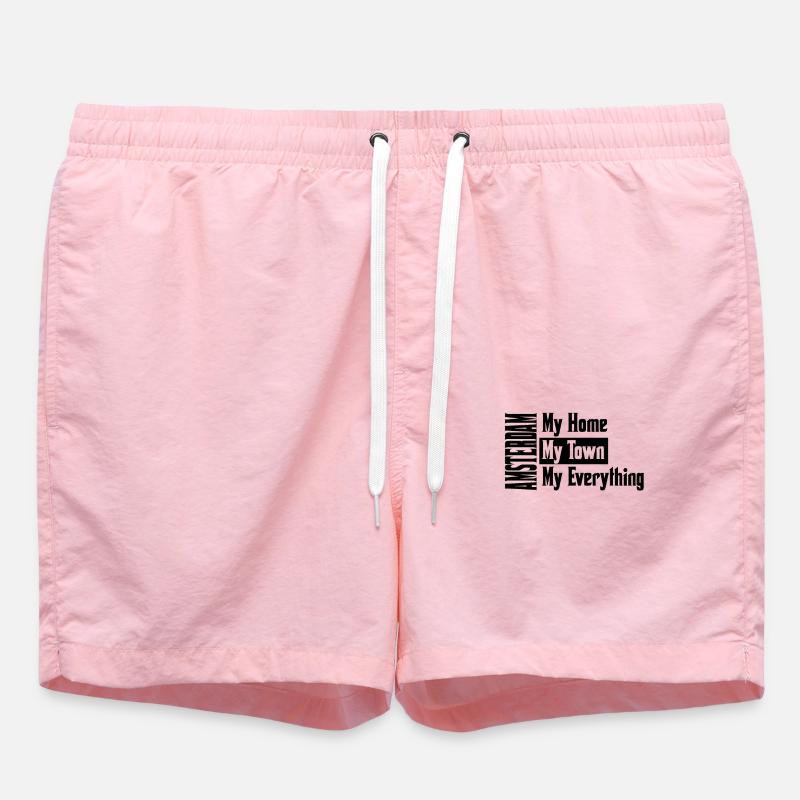 Amsterdam Pays-Bas - Short de bain - rose