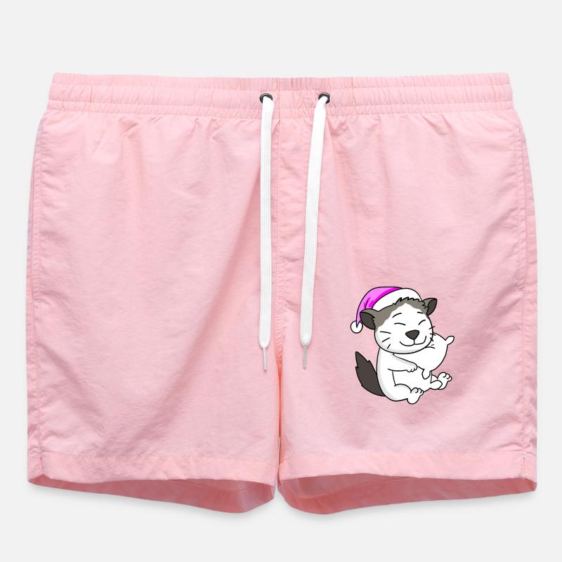 Chat race Ragdoll - Short de bain - rose