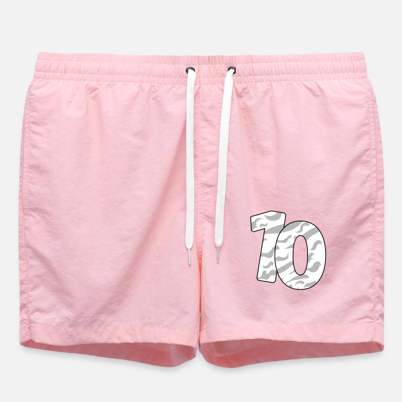 10 - Short de bain - rose