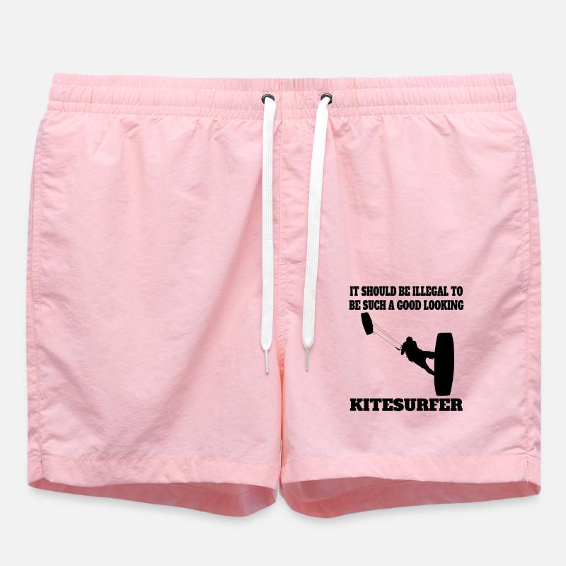 Kitesurfer Gift Surf Windsurf Windsurfer - Short de bain - rose