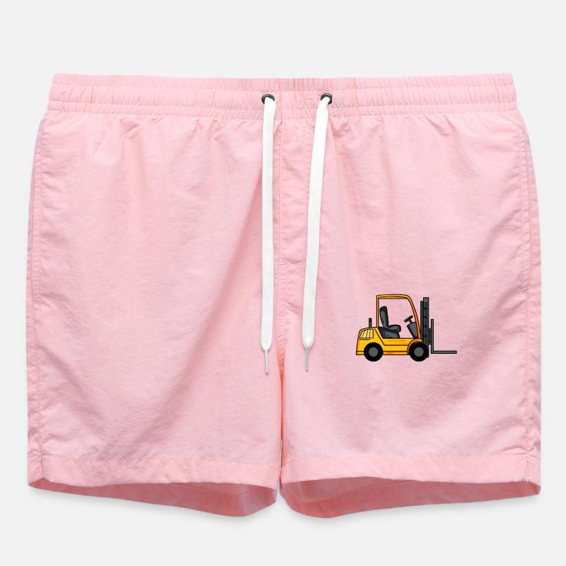 Forklift - Swim Trunks - pink