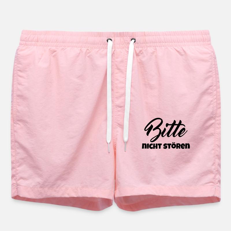 Bitte nicht stören - Badeshorts - Pink
