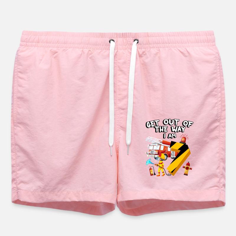 Pompier Pompiers J’ai 7 ans - Short de bain - rose