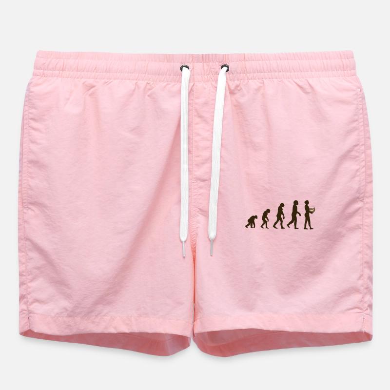 Aquarium Evolution - Swim Trunks - pink