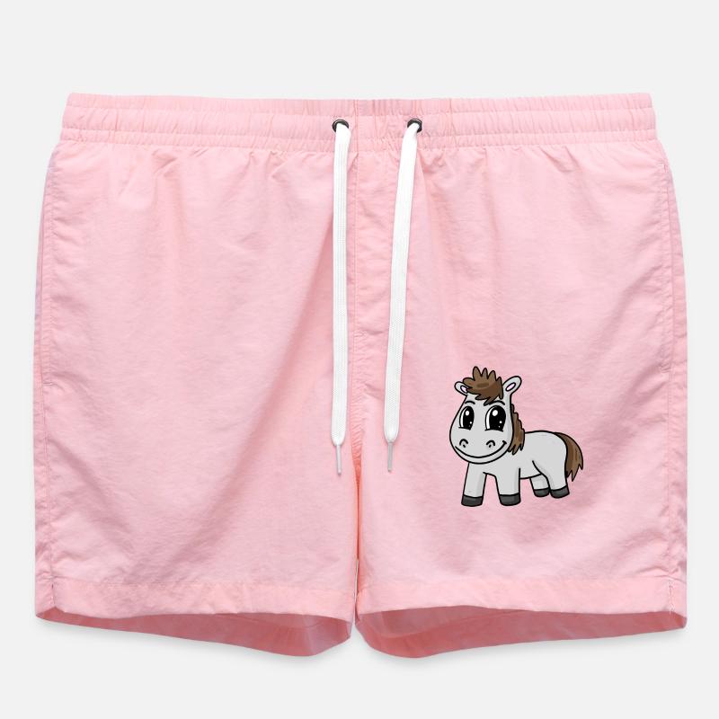 Cheval - Short de bain - rose