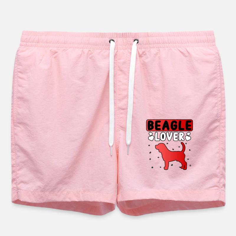Beagle lover - Swim Trunks - pink