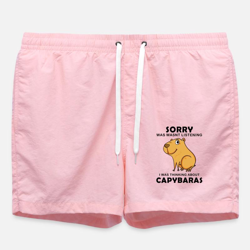Capybara Wasserschwein Capybaras - Short de bain - rose