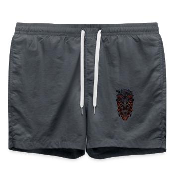 Tribal Mask - Swim Trunks -  - Front