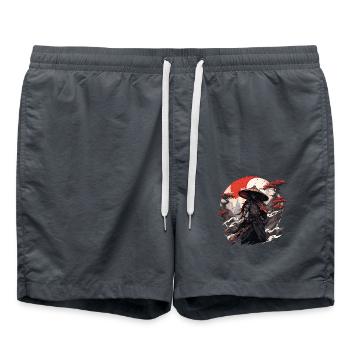 Asie 80s Samouraï Rétro Japonais Samouraï - Short de bain -  - Devant