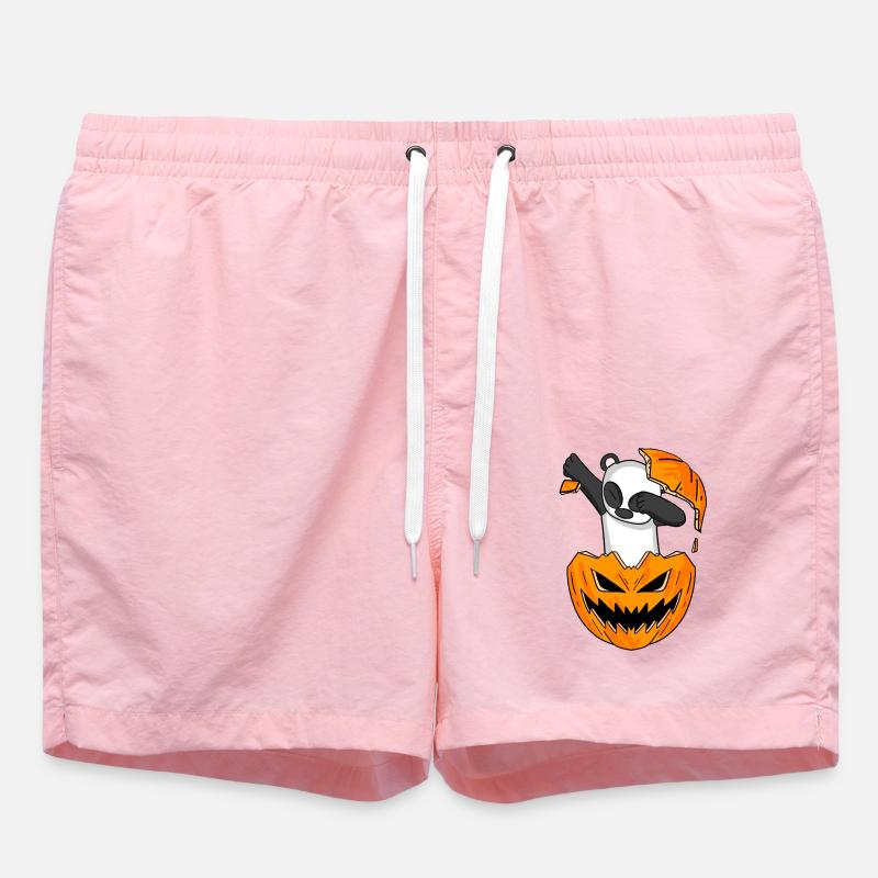 Dabbing Panda Halloween dab cadeau - Short de bain - rose