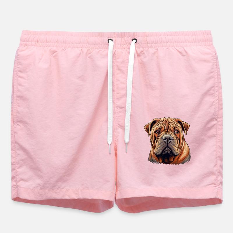 Shar Pei - Short de bain - rose