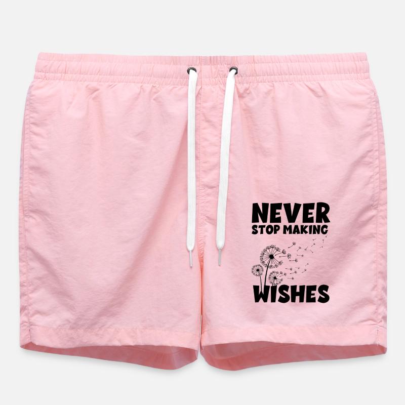 Never stop making Wishes - Badeshorts - Pink
