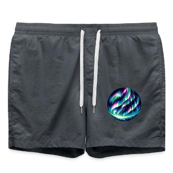 Aurora Borealis Enthusiast Nordlichtliebhaber - Badeshorts -  - Vorne
